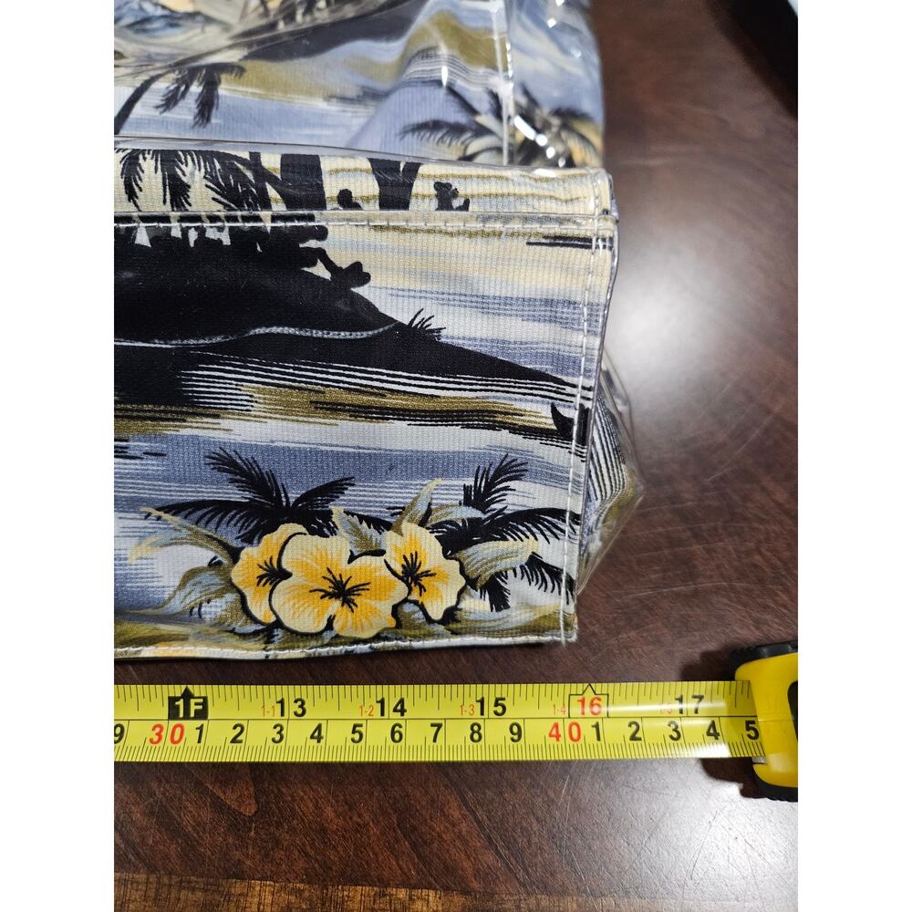 Rare Vintage Walt Disney World Aloha Mickey Hawaain Resort Waterproof Tote Bag - Picture 9 of 11